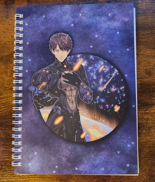 Space Caleb A5 Spiral Notebook
